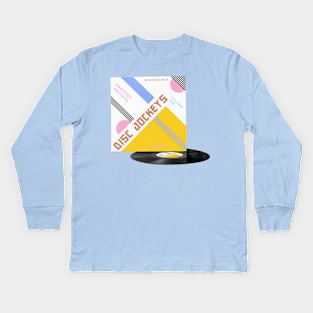 RETRO VINYL DJ Kids Long Sleeve T-Shirt